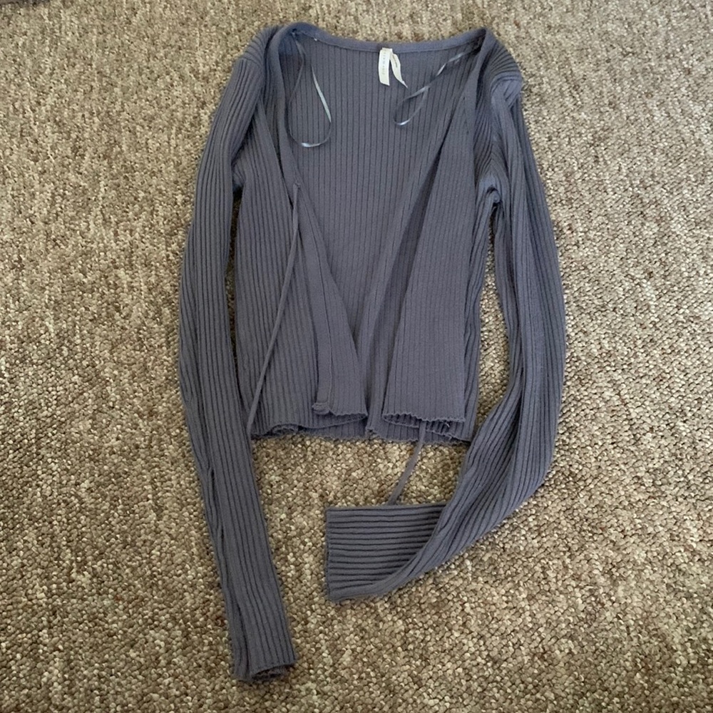 Small blue cardigan